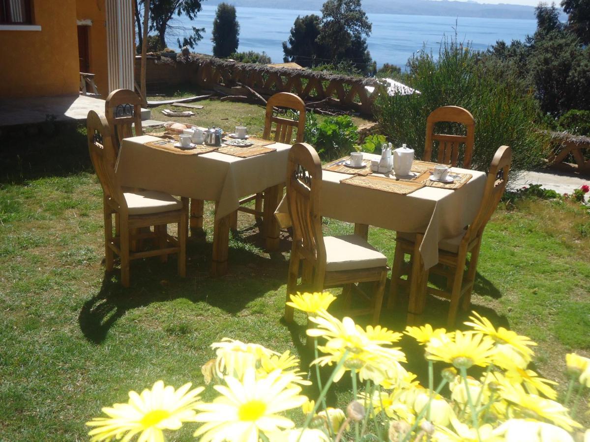 Hostal Del Sol Isla Del Sol Zewnętrze zdjęcie